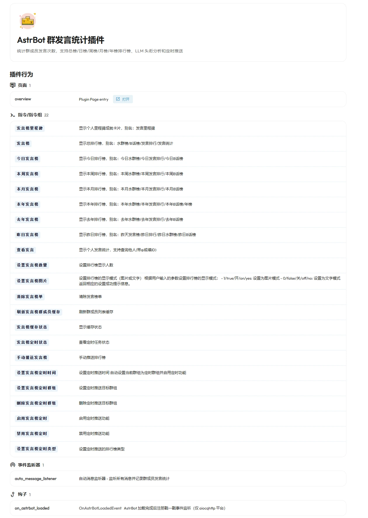 AstrBot 群发言统计插件-插件截图-2